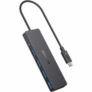 Anker A8309G11 – 4 viename USB-C duomenų šakotuvas, 5 Gbps