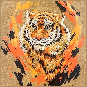 Nimmy Tiger magnetinis dėklas telefonui iPhone 16 Pro - rudas