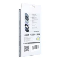 5D Mr. Monkey Armor kameros stiklas (karštas lenkimas) - Samsung Galaxy S24 Plus / S25 Plus juodas