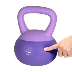REBEL ACTIVE Soft Kettlebell minkšta vinilinė gira, 8 kg