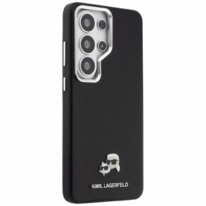 Karl Lagerfeld case Saffiano KC Metal Logo MagSafe for Samsung Galaxy S26 Ultra black