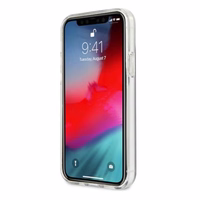 BMW Motorsport trispalvis dėklas iPhone 12 Pro Max - permatomas