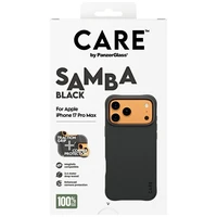 CARE by PanzerGlass Madingas Samba Magnetinis dėklas telefonui iPhone 17 Pro Max - Juodas