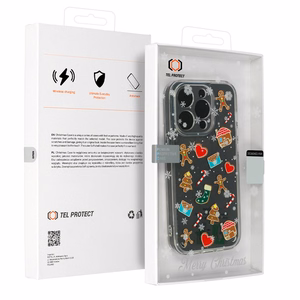 Dėklas telefonui TEL PROTECT Kalėdų dizainas Samsung S23 FE 2 skaidrus