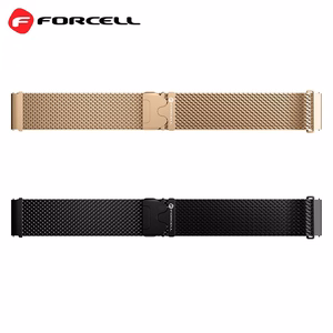 FORCELL F-DESIGN FS10 nerūdijančio plieno dirželis SAMSUNG Watch 22 mm juodas