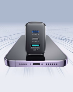 Įkroviklis Joyroom JR-TCF10 32W 2xUSB-C/USB-A juodas