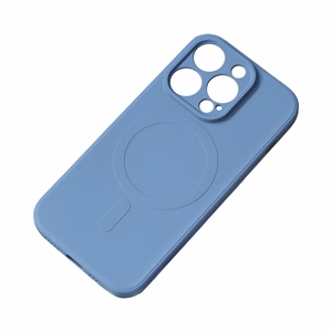 Magnetinis suderinamas silikoninis dėklas iPhone 15 Pro Max - tamsiai mėlynas