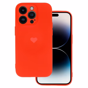 Vennus Silikoninis širdies dėklas Iphone 13 Pro dizainas 1 raudonas