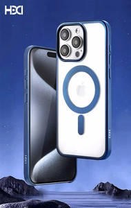 Dėklas HDD Electro MagSafe Case Apple iPhone 16 Pro Max mėlynas