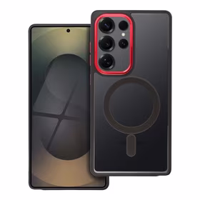 Dėklas "Color Edge Mag Cover" Samsung S947 S26 Plus juodas / raudonas