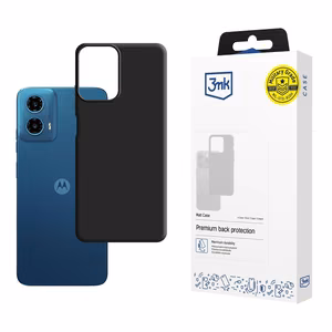 3mk Matt Case dėklas Motorola Moto G34 5G - juodas