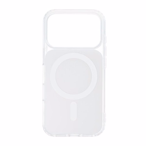 Case for iPhone 17 Pro Max / 18 Pro Max (low camera edge) Clear Fusion Mag Cover compatible with MagSafe white