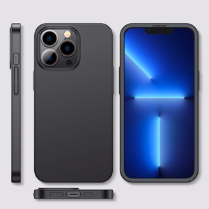 Joyroom 360 pilnas dėklas su priekiniu ir galiniu dangteliu iPhone 13 Pro Max + grūdinto stiklo apsauginis stiklas juodas (JR-BP928 black)