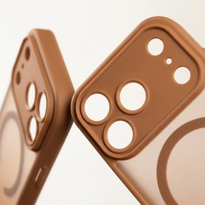 Mag Matt dėklas Samsung Galaxy S25 FE rudas