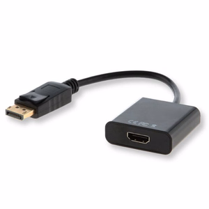 Savio CL-55 vaizdo kabelio adapteris 0,2 m DisplayPort HDMI Type A (Standard) juodas