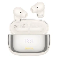 HOCO belaidės ausinės Bluetooth TWS ANC + ENC EQ20, baltos
