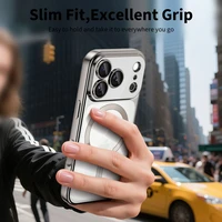 Tech-Protect MagFlex MagSafe dėklas iPhone 17 Pro skaidrus sidabrinis