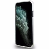 DKNY IML mono ir juostos magnetinis dėklas iPhone 11 / Xr - rožinis