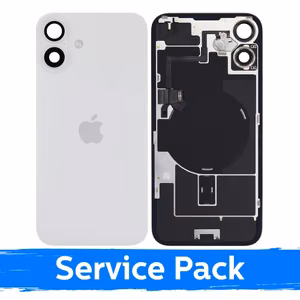 Galinis dangtelis skirtas Apple iPhone 16 Plus / White / (Service Pack)