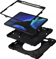 LAUT Shield Enduro dėklas su Apple Pencil laikikliu, skirtas iPad Pro 11" 1 / 2 / 3 / 4, iPad Air 10.9" 4 / 5 – juodas
