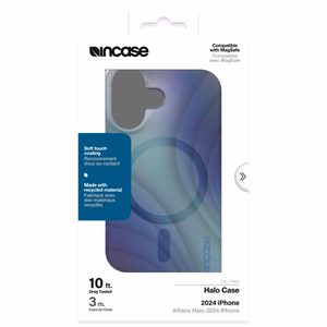 Incase Halo Case dėklas su MagSafe, skirtas iPhone 16, „Tidal Ocean“ spalvos