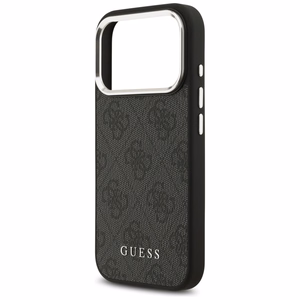 Guess 4G Classic Logo Magnetinis dėklas telefonui iPhone 17 Pro - juodas