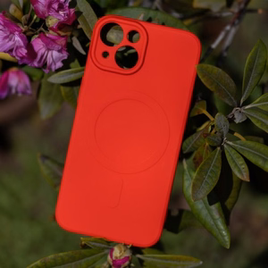 Telefono dėklas MagCase Silicone Samsung S921 S24 raudonas
