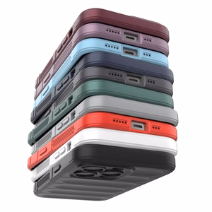 Magic Shield dėklas telefonui iPhone 13 Pro Max lanksčios šarvuotos raudonos spalvos dangtelis