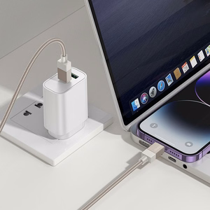 Kabelis USB C į Lightning Hoco PD 27W 1 m X110 auksinis