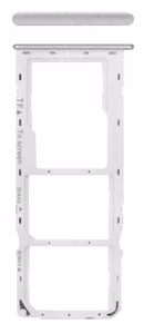 SIM kortelės laikiklis Samsung A226 A22 5G White originalus (service pack)