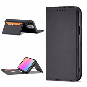 Magnetinis dėklas kortelėms iPhone 13 Pro dėklas kortelių piniginė kortelių laikiklis juodas