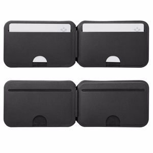 Spigen Slim Fold S314-4 magnetinis „MagSafe“ kortelių dėklas telefonui – juodas