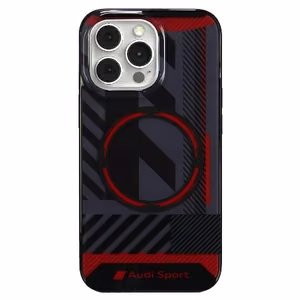 Audi IML sportinis magnetinis dėklas iPhone 13 Pro Max - juodas