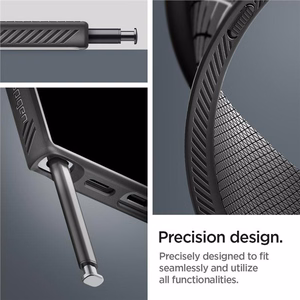 Spigen Liquid Air dėklas telefonui Samsung Galaxy S24 Ultra - matinė juoda