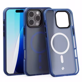 Spacecase Dėklas Hybrid Fusion Mag iPhone 16 Pro Max tamsiai mėlynas