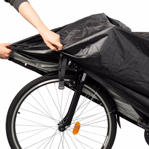 Waterproof bike cover size XL - black