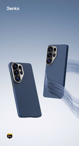 Benks Magnetic Armor Tint Kevlar 1000D (B048) for Samsung Galaxy S26 mėlynas