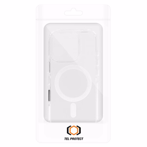 Tel Protect su dirželiu skaidrus dėklas Iphone 17 Air baltas