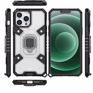 Dėklas "Capsule Ring Case" skirtas Apple iPhone 13 Pro skaidrus
