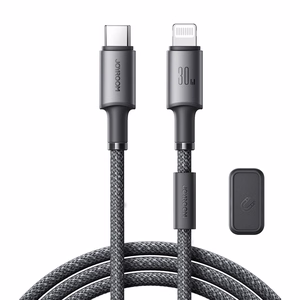 Кабель Joyroom S-A50 Unlimited Series 30W USB-C - Lightning с магнитным органайзером 1,2 м - серый
