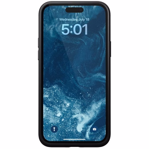 Nomad modernus odinis dėklas telefonui iPhone 15 Plus 6,7" angliškas įdegis