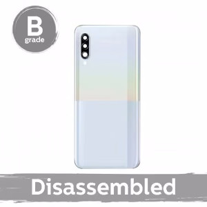 Back Cover Compatible With Samsung A908 A90 / White / with camera lens 100% original (9/10 disassembled)