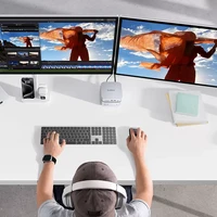 "Orico MiniLink 9-in-1" doko stotis su kietojo disko įkrova - sidabrinė