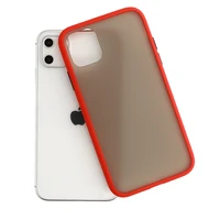 Vennus Color Button Bumper dėklas telefonui Iphone 11 Pro raudonas