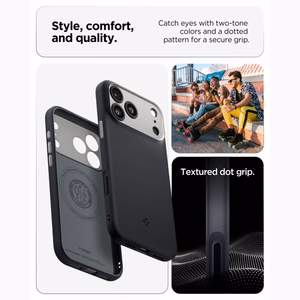 Spigen Nano Pop MagSafe dėklas, skirtas iPhone 17 Pro Max / 18 Pro Max, juodas