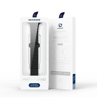 Dux Ducis dirželis (šarvuota versija) Apple Watch SE dirželis, 9, 8, 7, 6, 5, 4, 3, 2, 1 (41, 40, 38 mm) silikoninė magnetinė apyrankė juoda/oranžinė