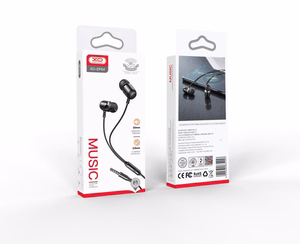 XO laidinės earphones EP64 jack 3,5 mm juodas