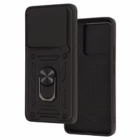Slide Camera Armor dėklas telefonui Xiaomi 14T juodas
