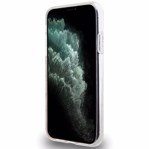 Hello Kitty IML Gradient Electrop Crowded Kitty Head dėklas telefonui iPhone 11 / XR - rožinis