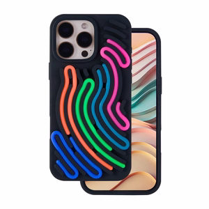 DIY Snake dėklas skirtas iPhone 16 Pro 6,3" juodas